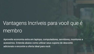 Bem vindo Parceiro do Programa de Benefícios Dell e Siamfesp