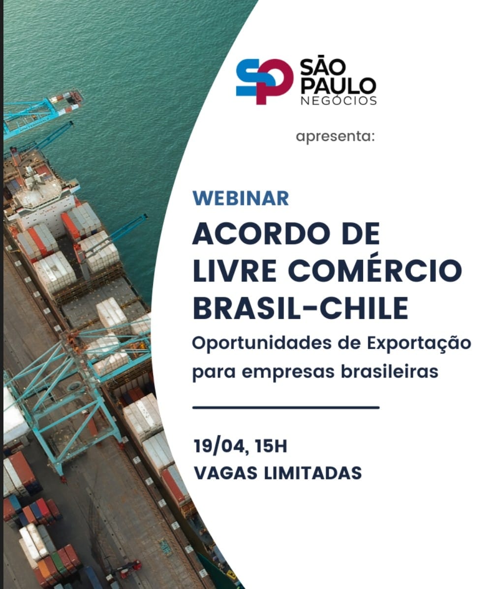 Webinar: Acordo de Livre Comércio Brasil x Chile