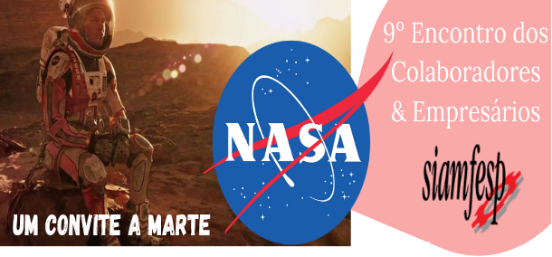 Você esta convidado a viajar com a gente! Projeto Marte - 24/09/2019