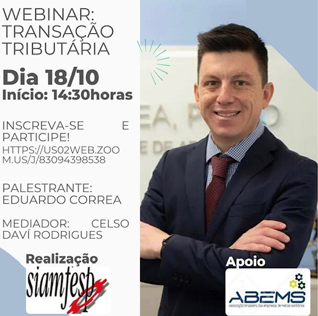 Webinar Transação Tributária 