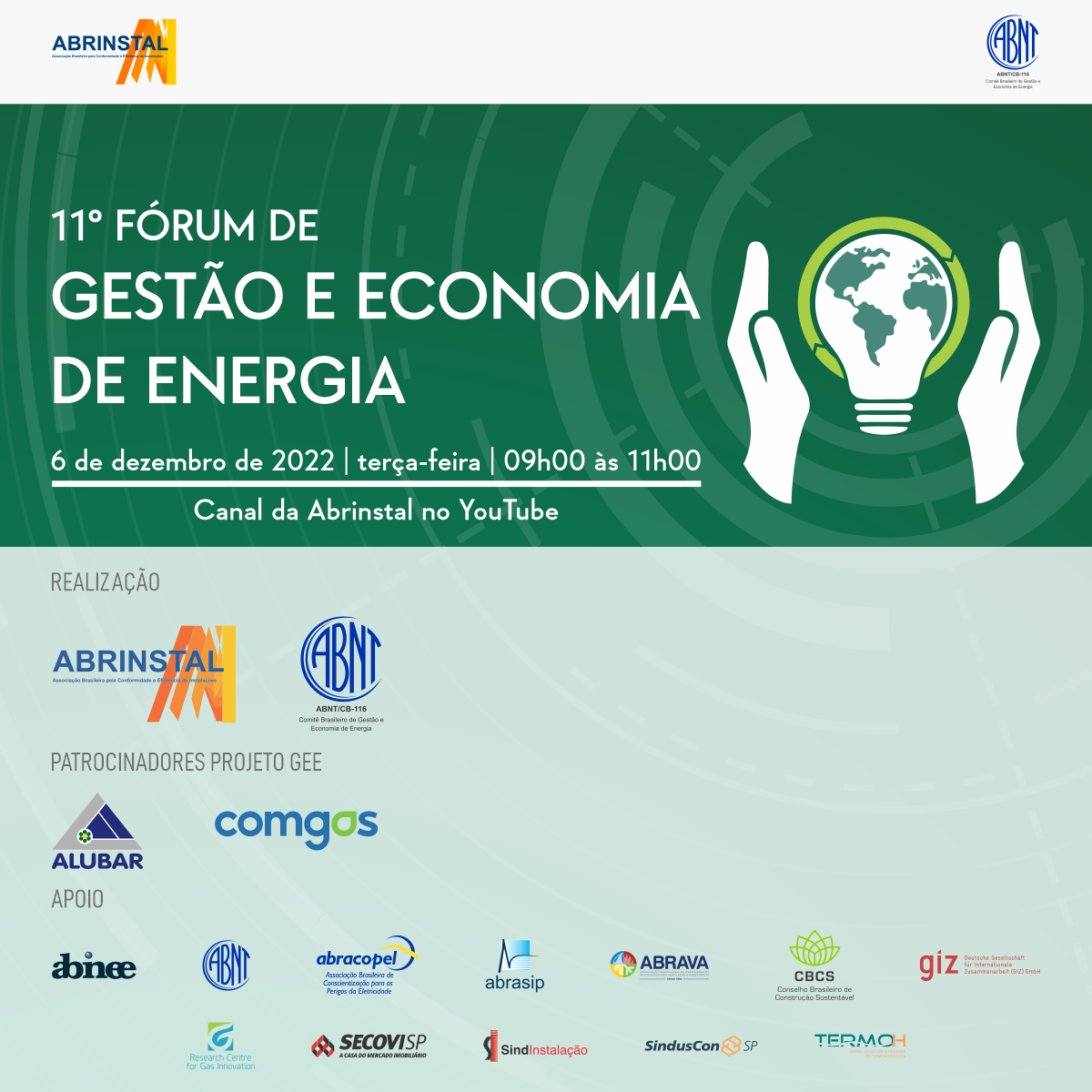 11º Fórum de Gestão e Economia de Energia